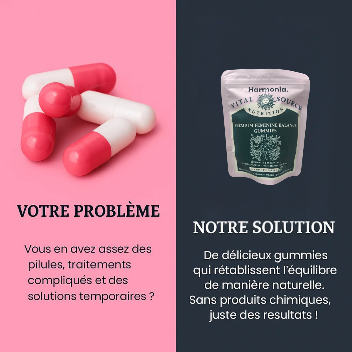 Gummies Equilibre Féminin|Ananas